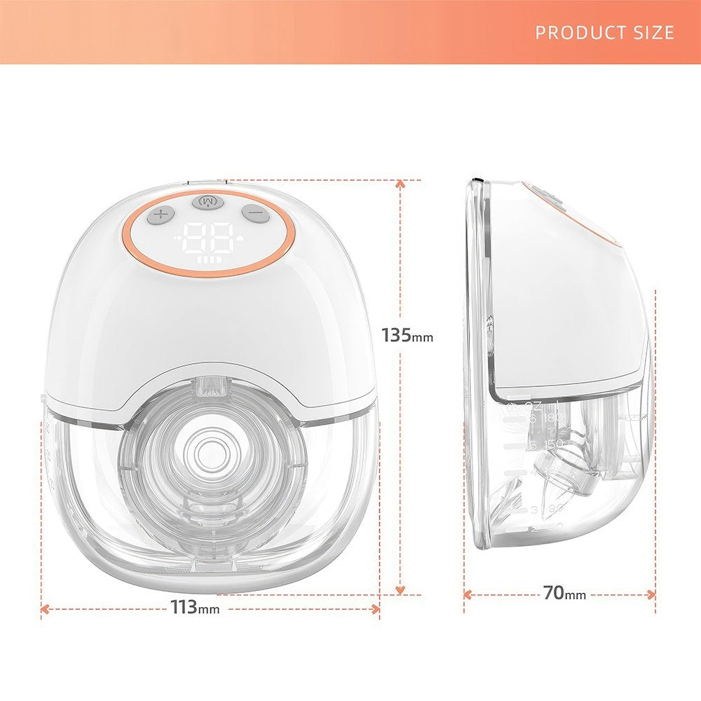 24Mm Breast Pump Wearable Hands-Free Electric Breast Pump Portable 12 Levels