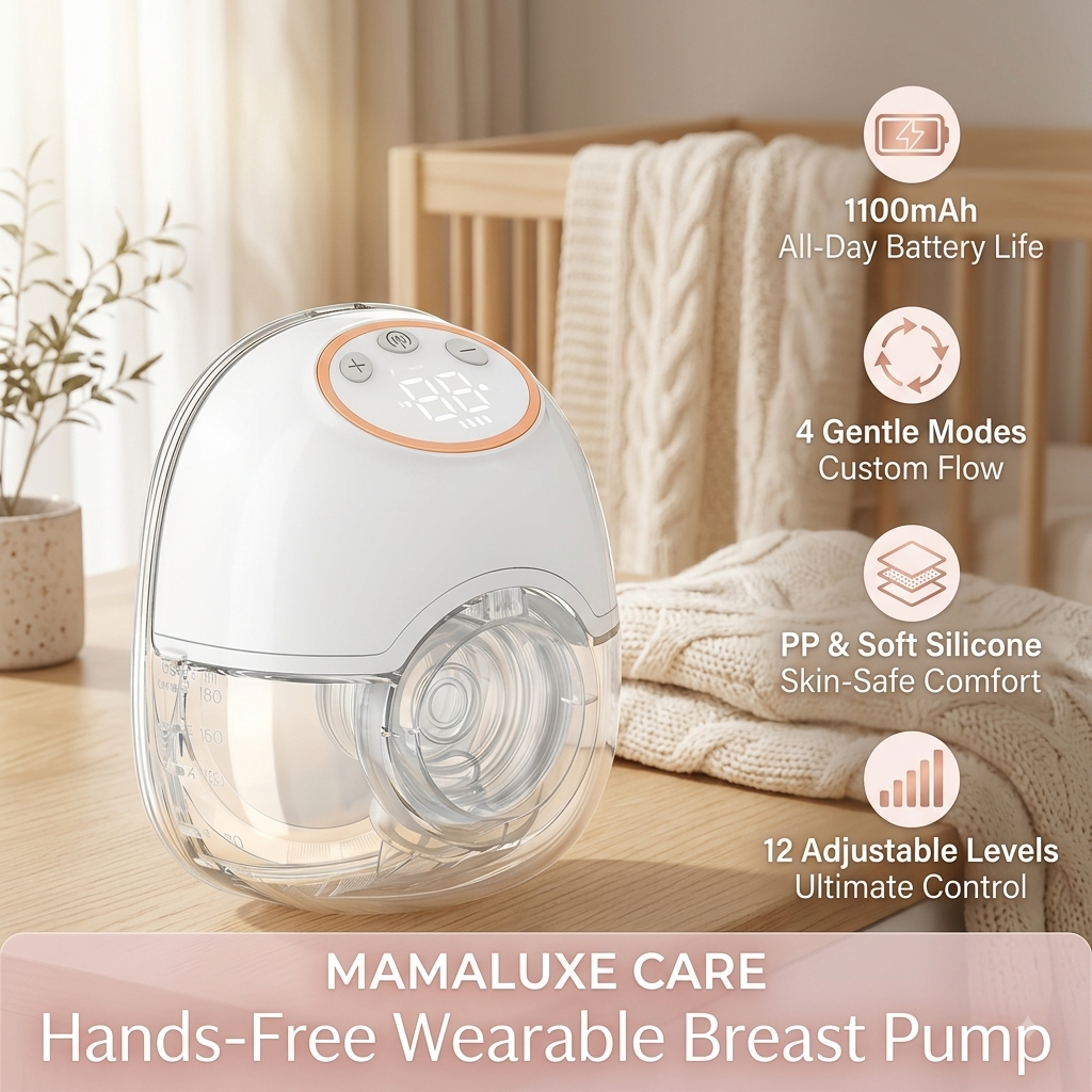 Wearable Hands-Free Electric Breast Pump