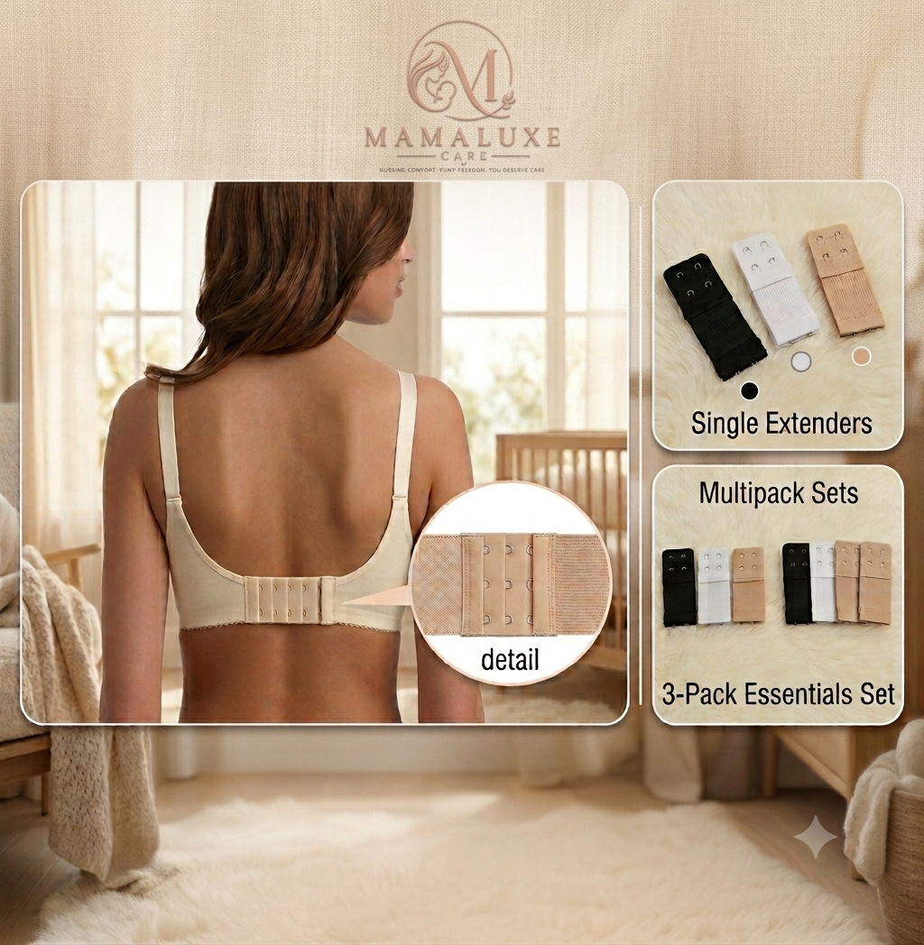 Mamaluxe Comfort Flex Bra Extenders (2, 3 & 4 Hook Options)